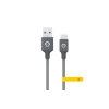 Shell CB-AC023 USB C to USB A 灰銀尼龍編織充電線 - 1m | 高速數據傳輸 | 強化尼龍編織抗拉扯 | 香港行貨