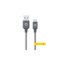 Shell CB-AC023 USB C to USB A 灰銀尼龍編織充電線 - 1m | 高速數據傳輸 | 強化尼龍編織抗拉扯 | 香港行貨 Shell CB-AC023 USB C to USB A 灰銀尼龍編織充電線 - 1m | 高速數據傳輸 | 強化尼龍編織抗拉扯 | 香港行貨
