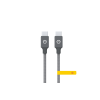 Shell CB-CC012 USB C to USB C 灰銀尼龍編織充電線 - 1m | 高速數據傳輸 | 強化尼龍編織抗拉扯  | 香港行貨