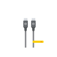 Shell CB-CC012 USB C to USB C 灰銀尼龍編織充電線 - 1m | 高速數據傳輸 | 強化尼龍編織抗拉扯 | 香港行貨 Shell CB-CC012 USB C to USB C 灰銀尼龍編織充電線 - 1m | 高速數據傳輸 | 強化尼龍編織抗拉扯 | 香港行貨