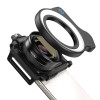 APEXEL ZM100+FL26 補光燈放大微距手機鏡頭 | 10-20倍變焦 F1.0大光圈 | 攝影昆蟲花卉 | 高清鍍膜