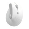 Aigo LM808 無線人體工學垂直滑鼠 - 白色 | 3檔DPI調節 | 94g超輕重量 | 靜音按鍵 | 六種功能按鍵