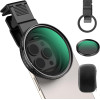 APEXEL 67mm Filter Kit - VND2 | 進口Nitto偏光膜 | ND2-ND400 可調光學 | 鋁合金框架