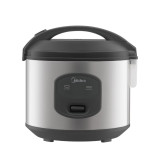 Midea 美的 MB1025JB 簡易電飯煲 - 1公升 | 特大蒸氣閥防溢保濕 | 自動保溫系統保存營養 | 1.0mm 不黏內鍋堅固耐用 | 香港行貨