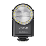 ULANZI F16R 常亮閃光燈 - 黑色 | GN16 高閃光指數 | 閃光常亮雙模式 | 90° 自由翻折 | 3秒快速回電 | 香港行貨