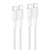 Belkin BoostCharge USB-C®️ 至 USB-C 充電線 240W (1米) 白色| 香港行貨
