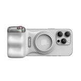 Telesin Magsafe 手機磁吸助拍器 - 白色 | 8倍強磁吸穩固拍攝 | 實體變焦撥桿絲滑運鏡 | 半按對焦兩段式快門
