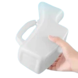 Silver Force 女式尿壺 1000ml｜防漏帶蓋接尿壺 臥床輪椅長者護理小便壺 (女士)