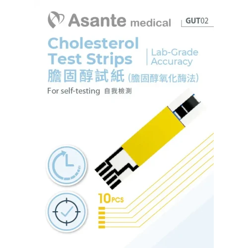 Asante 膽固醇試紙 (10張) | GUT02用 | 香港行貨