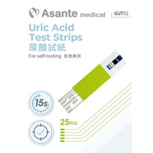Asante 尿酸試紙(25張) | GUT02用 | 香港行貨