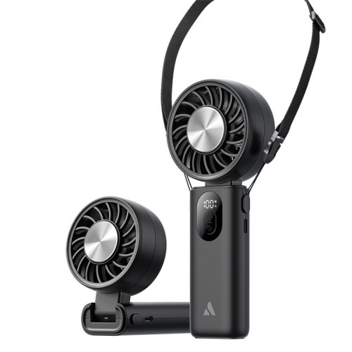 Aecooly Halo 04 lcing 三合一掛頸冰感高速風扇 PC01 (黑色) | 香港行貨 十八個月保養