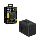 XPOWER TA100C 7輸出 PD 100W Gan旅行充電器 | 黑色 | 香港行貨