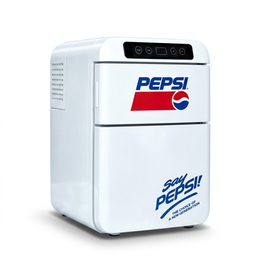 PEPSI 小型家用冰箱(26L) - 雙門雙溫款 | 26L 精巧大容量 | 雙門獨立雙溫區設計 | 數位溫控調節 | 壓縮機製冷強效穩定