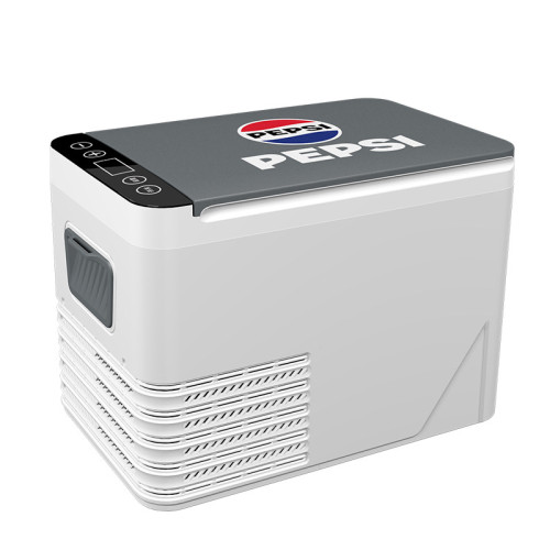 PEPSI 極凍系列 車家兩用迷你雪櫃 - 6L | 壓縮機製冷直達-18°C｜車用12V/家用220V雙電源切換｜數位觸控調溫 ｜運轉低至45dB