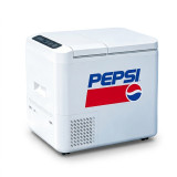 PEPSI 極凍系列 車家兩用迷你雪櫃 - 26L | 雙門左冷藏右冷凍 | 壓縮機製冷 -15°C~10°C | 數顯調溫 | 220V家用/車載多場景適用