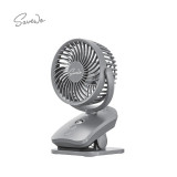 SAVEWO AirFlow 多功能磁吸萬用扇 - 灰色 | 磁吸底座＋夾扇功能 | 內建5000mAh電池 | 無段風速調節 | 香港行貨
