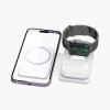 EGO 3in1 MAGPAD2 Magsafe 充電器 - 白色 | 無線充電板 | 無線充電座 | 磁吸無線摺疊充電板 | 香港行貨