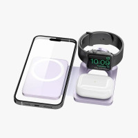 EGO 3in1 MAGPAD2 Magsafe 充電器 - 紫色 | 無線充電板 | 無線充電座 | 磁吸無線摺疊充電板 | 香港行貨 EGO 3in1 MAGPAD2 Magsafe 充電器 - 紫色 | 無線充電板 | 無線充電座 | 磁吸無線摺疊充電板 | 香港行貨