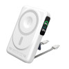 EGO AD4 AllyDelivery 4Magsafe 10000mAh 6in1 移動電源 - 白色 | 雙快充 Type-C 充電線 | OLED 螢幕 | MagSafe 無線充 | 香港行貨