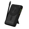 EGO KH-01 AllyDelivery 4C @3C Cert. Magsafe 10000mAh 5in1 powerbank - 黑色 | MagSafe 無線充 + 手錶無線充 | OLED 螢幕 | 香港行貨