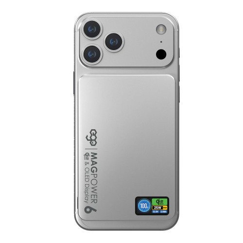 EGO M17Air MagPower 6 @ QI2.2 10000mAh Powerbank - 銀色 | 全球最細 30W PD & Qi2.2 認證外置電 | 石墨烯散熱 | 158g 超輕最薄 | 香港行貨