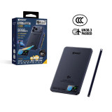 XPower MagFlight5 M16 鋁合金半固態磁吸行動電源(5000mAh) - 藍色 | TFT彩屏顯示 | V0防火級別 | 搭載APPLE SPR AVS 技術 | 香港行貨