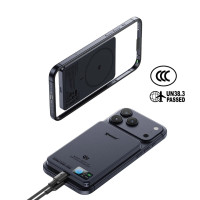XPower MagFlight10 M17 鋁合金半固態磁吸行動電源(10000mAh) - 藍色 | 氣凝膠隔熱+石墨烯散熱 |  通過 CCC 認證 V0防火級別 | 香港行貨