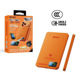 XPower MagFlight10 M17 鋁合金半固態磁吸行動電源(10000mAh) - 橙色 | 氣凝膠隔熱+石墨烯散熱 |  通過 CCC 認證 V0防火級別 | 香港行貨