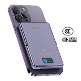 XPower M1 Ultra 半固態3C版磁吸行動電源(10000mAh) - 紫色 | 鋅合金可調支架 | QI2 WPC 美國認證 | S2最高阻燃防火級別 | 香港行貨