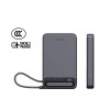 XPower MagNetoPlus Q10 Pro 5A鋁合金磁吸移動電源(10000mAh) - 灰色 | 45W PD3.0快充 | 支架及數顯功能 | 3C可追溯二維碼 | 內置Type-C充電線 | 香港行貨