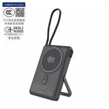 XPower SSB10pro 6合1 可刺穿安全電芯磁吸無線充移動電源(10000mAh) - 黑色 | 3C可追溯二維碼 | PD 30W高速輸出 | 香港行貨