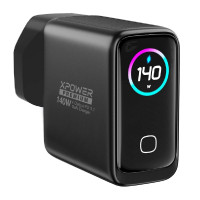 XPower X140Pro 140W 4輸出Gan智顯充電器 - 黑色 | 支援PD/PPS/UFCS充電協議 | 智顯狀態實時跟蹤 | 可折疊伸縮腳 | 香港行貨 XPower X140Pro 140W 4輸出Gan智顯充電器 - 黑色 | 支援PD/PPS/UFCS充電協議 | 智顯狀態實時跟蹤 | 可折疊伸縮腳 | 香港行貨