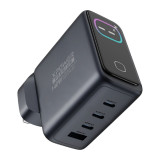 XPower X140Pro 140W 4輸出Gan智顯充電器 - 黑色 | 支援PD/PPS/UFCS充電協議 | 智顯狀態實時跟蹤 | 可折疊伸縮腳 | 香港行貨