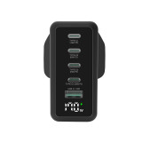 XPower 028 170W 5輸出Gan數顯充電器 - 黑色 | 單端口最大140W | 支援MacBook Pro快充 | 內置智能數顯 | 香港行貨