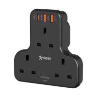 XPower WSS2 多功能T型萬能插蘇 - 黑色 | 一機多用T型設計 | 3插頭+1 Type-C+2 USB | 13A保險絲+電路保護 | 香港行貨 XPower WSS2 多功能T型萬能插蘇 - 黑色 | 一機多用T型設計 | 3插頭+1 Type-C+2 USB | 13A保險絲+電路保護 | 香港行貨
