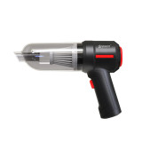 XPower VC8+ 4合1迷你充電吸塵機+電泵+抽真空 - 黑色 | 50W強力摩打 | 4500PA強勁吸力 | 可更換吸頭 | 可清洗HEPA濾網 | 香港行貨