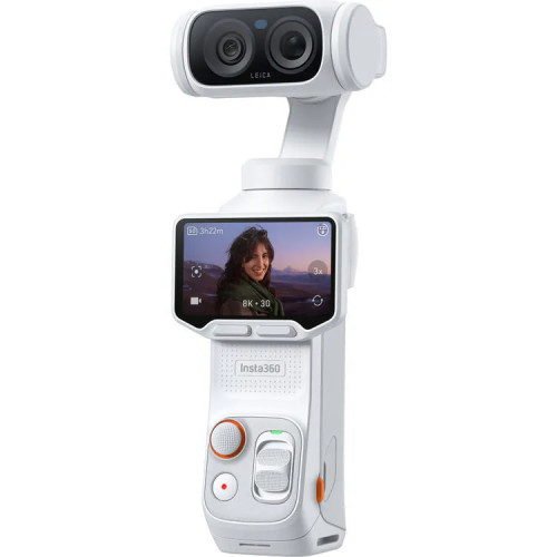 INSTA360 Luna Ultra 8K 徠卡雙攝旗艦雲台相機(創作者套裝) - 白色 | 旗艦級三軸雲台防抖 | 手持穩定拍攝 | 專業影像創作設備 | 香港行貨