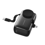 Connecty CP01D PowerTrio 5000mAh 四合一流動電源 - 黑色 | 一機四用 | PD20W快充 | 香港行貨