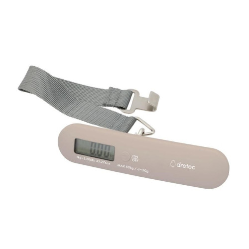 Dretec LS-114BE 手提電子行李秤 - 米色 | 1kg-50kg秤重 | 香港行貨