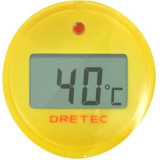 Dretec O-238NYE 黃色小鴨電池式沐浴熱水溫計 - 黃色 | 漂浮功能 | 數字顯示 | 高低溫警示 | 香港行貨
