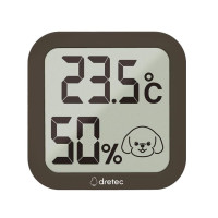 Dretec O-443DBRPT 寵物環境溫濕度計(狗狗專用) - 啡色 | 溫濕度記錄 | 香港行貨 Dretec O-443DBRPT 寵物環境溫濕度計(狗狗專用) - 啡色 | 溫濕度記錄 | 香港行貨