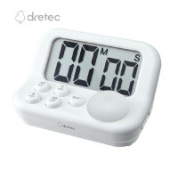 Dretec T-593WT 專注提升學習計時器 - 白色 | 超長計時 | 時鐘功能 | 響鬧開關 | 重複計時設定 | 香港行貨 Dretec T-593WT 專注提升學習計時器 - 白色 | 超長計時 | 時鐘功能 | 響鬧開關 | 重複計時設定 | 香港行貨