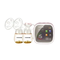 Mamanex Nitez Pro II 可充電雙邊吸乳器 - 粉紅 | 雙色 LED 夜燈設計 |  靜音設計 | 30 分鐘 自動斷電 | 香港行貨