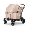UppapetsCamper T0023 中大型寵物車—卡其色|承重約100kg|一鍵收摺|單踩後剎車|透氣天窗設計|可調節仿皮握把|香港行貨