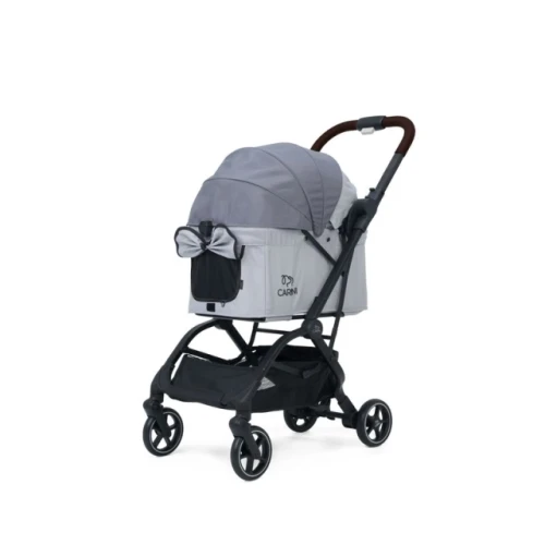 CARINI - Boogii+ T0013 中小型寵物車—灰色 | 承重約20kg |  自動收折 | 中小型犬貓適用 | 香港行貨