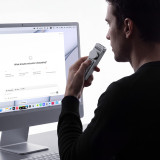 ULANZI AU05 Vibe Key 鍵盤麥 - 白色 | AI語音即時輸入 | 自訂快捷鍵 | 旋鈕多維操控 | 全向麥克風陣列 | 香港行貨