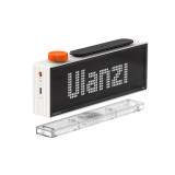 ULANZI TC002 像素時鐘二代 - 黑色 | 內置9種實用小工具 | 支援開源MQTT | DIY圖像動畫 | 多平台漲粉同步顯示 | 香港行貨