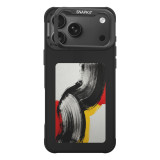 SNAPKiT 高清四色墨水屏手機殼(支架款) - 黑色-iPhone 17/18 Pro Max | NFC疾速傳圖 | 零耗電常亮不黑屏 | 支援MagSafe | 香港行貨