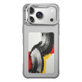 SNAPKiT 高清四色墨水屏手機殼(支架款) - 灰色-iPhone 17/18 Pro Max | NFC疾速傳圖 | 零耗電常亮不黑屏 | 支援MagSafe | 香港行貨