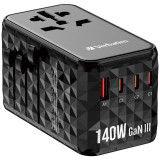 Verbatim GaN III 140W 通用旅行轉插 (UTA-10)